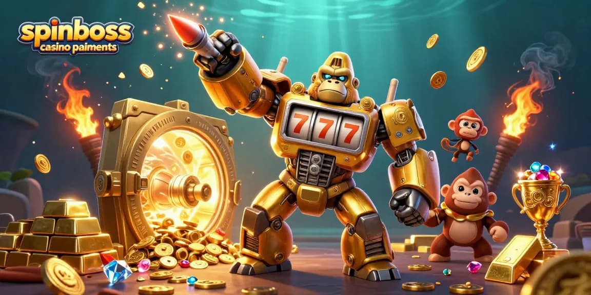 Rejoignez SpinBoss Casino Paiements pour profiter de méthodes de dépôts modernes et rapides dans le jeu.