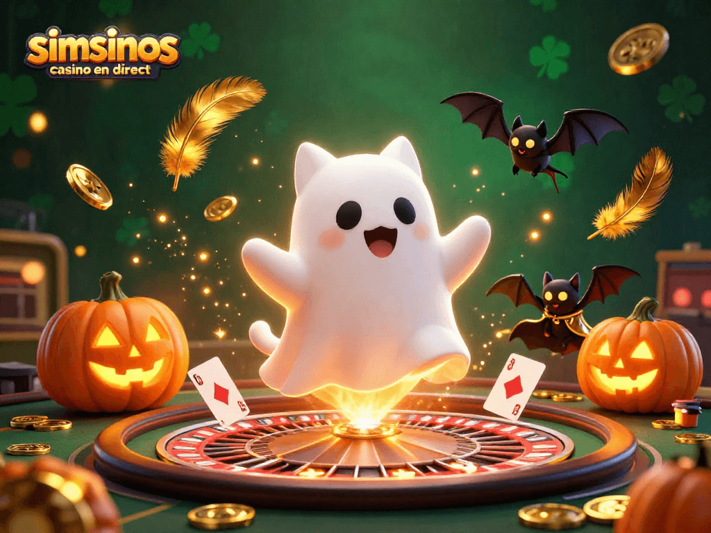 Jouez au simsinos casino en direct avec des croupiers et une ambiance immersive dans un décor de casino.
