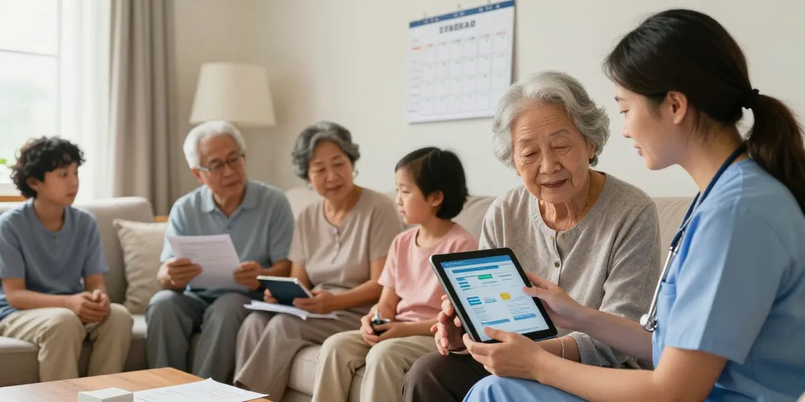 Application aidant familial pour coordonner les soins en famille.