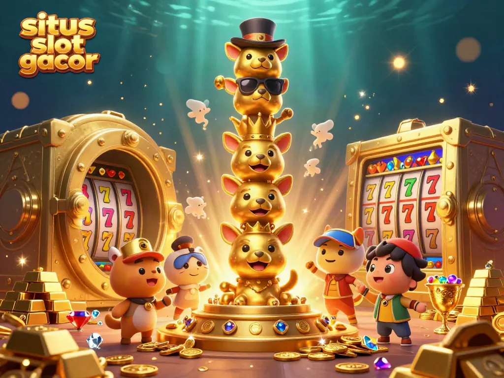 Experience exciting wins at situs slot gacor with charming totem characters amid treasure-rich scenes.