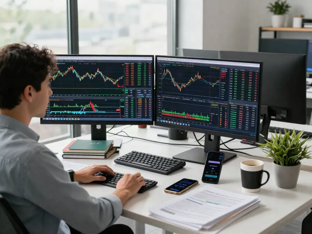 Essor Invexaro : plateforme de trading automatisé avec interface utilisateur moderne.