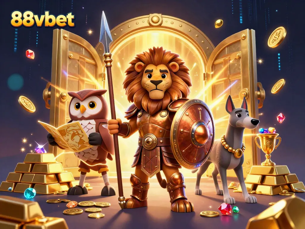 Immerse in the excitement of 88vbet's dynamic world of gaming with thrilling characters and treasures