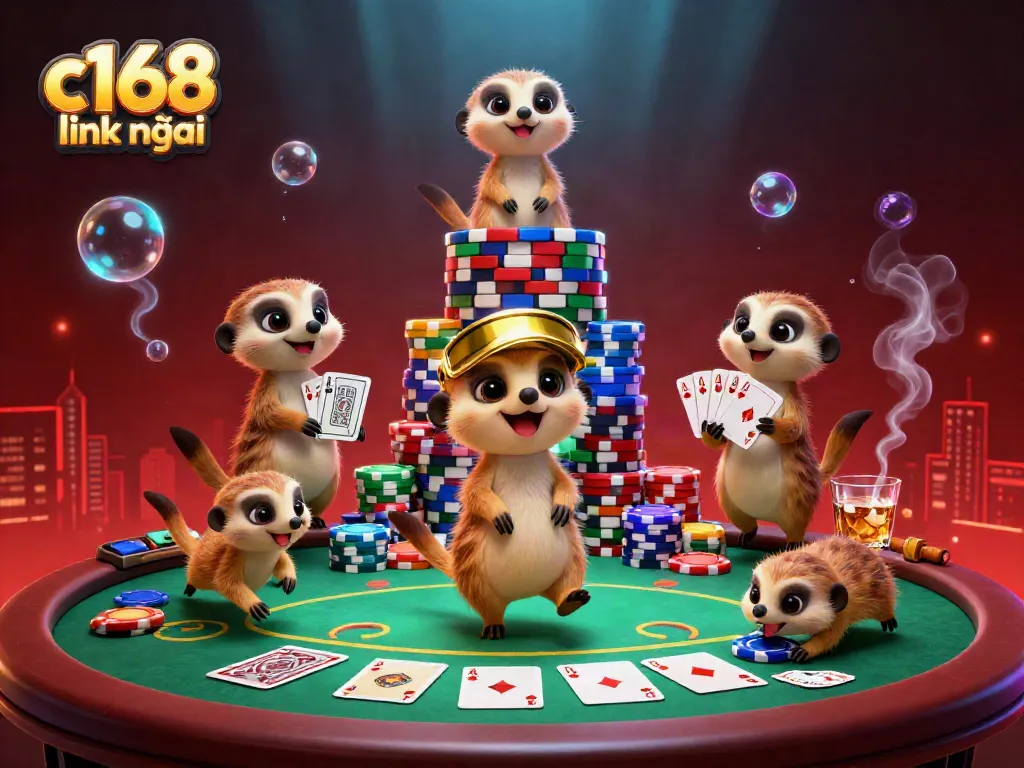 Experience thrilling moments at C168 with the vibrant meerkat casino scene involving the c168 link mới.